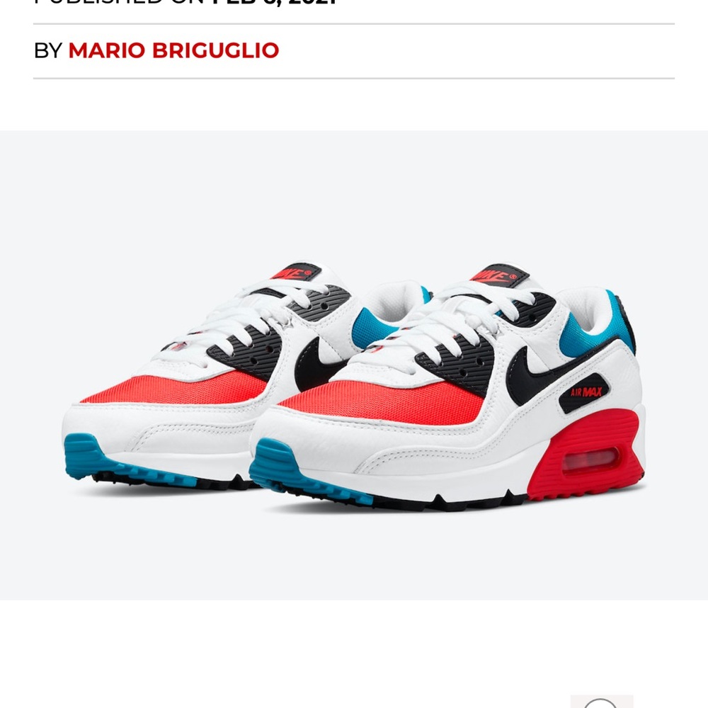 Woman’s Airmax 90s ‘FIRECRACKER’ 2022